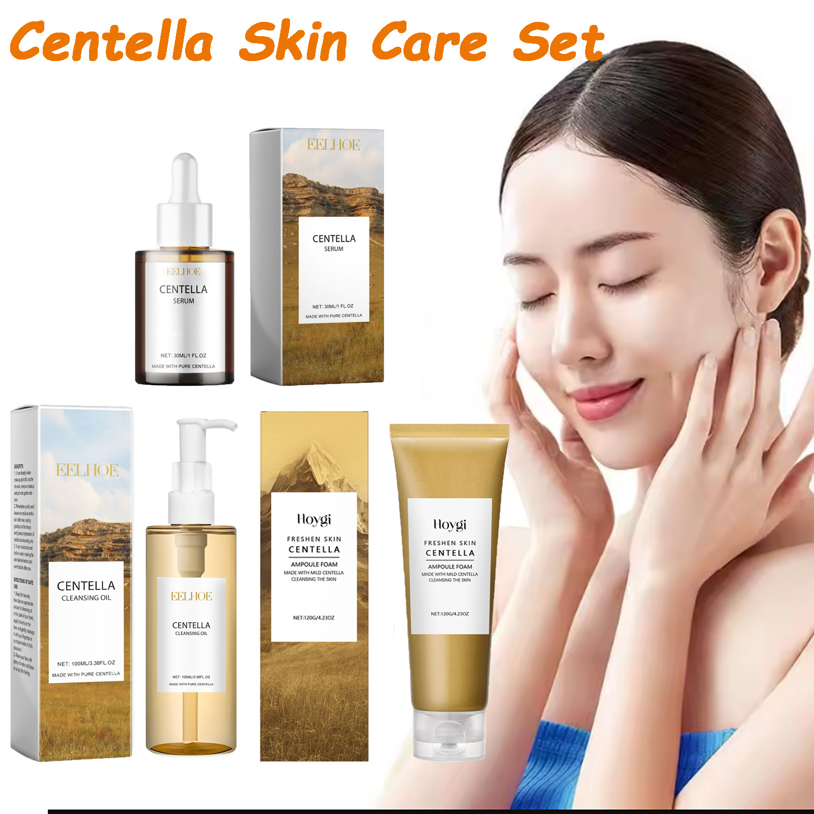 Centella Skin Care Set Centell - đánh giá và giá Korean Skincare Routine