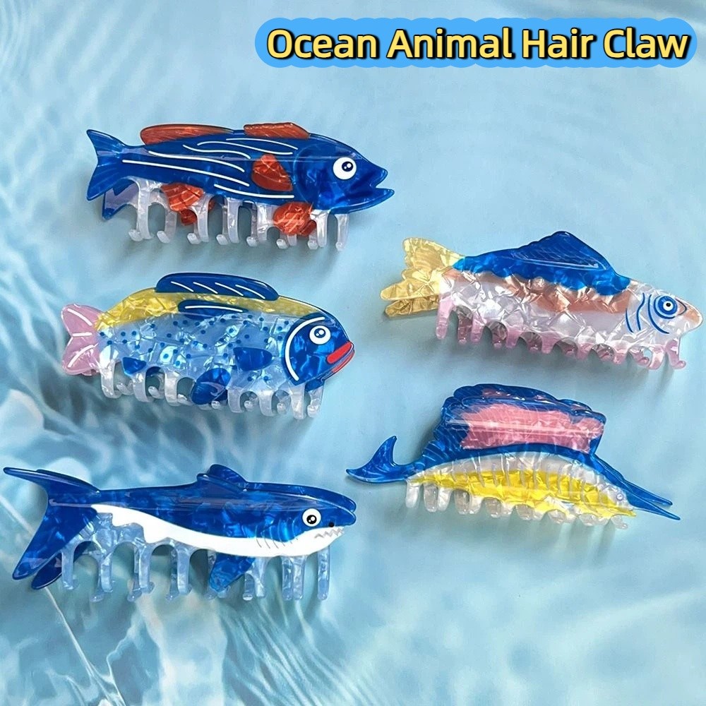 Hairpin Ocean Animal Hair Claw - đánh giá và giá The Korean Lifestyle