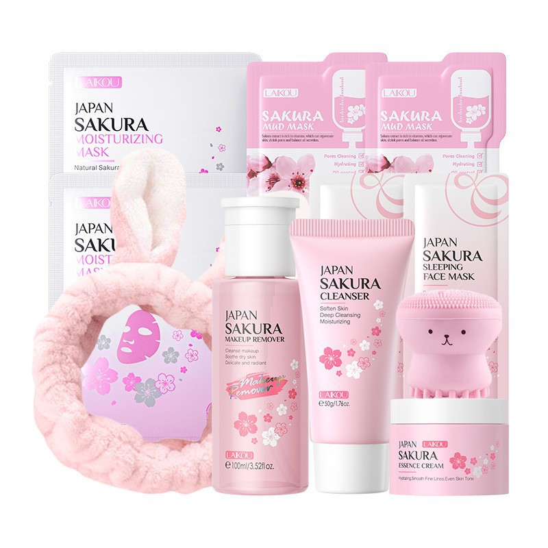 Korean Sakura Skincare Set Hyd - đánh giá và giá Korean Skincare Routine